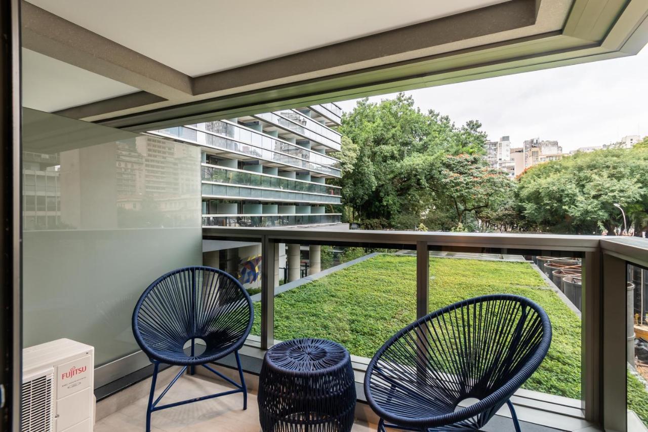 Vista Maravilhosa Praca Republica Internet 500Mb E Garagem Appartement São Paulo Buitenkant foto