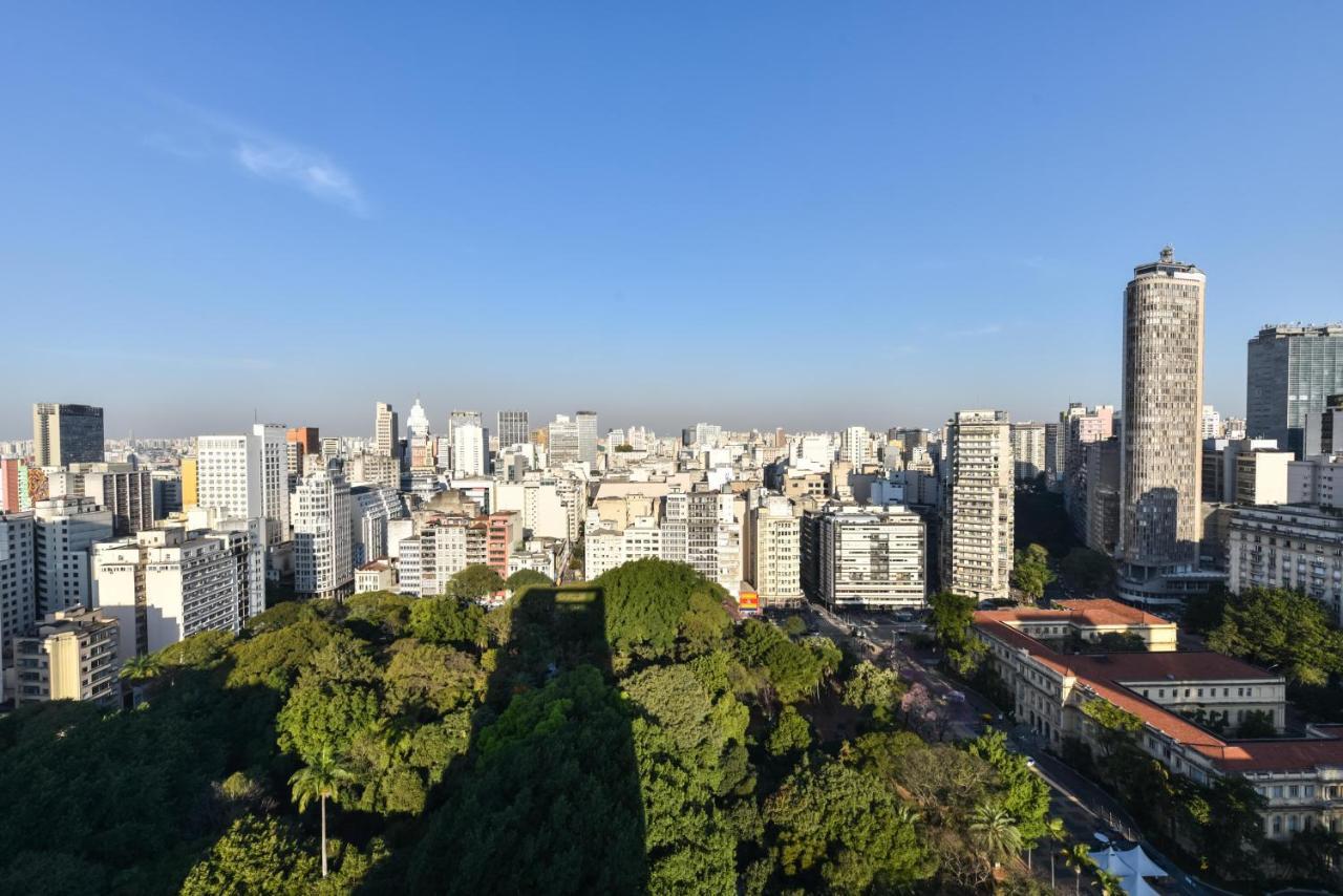 Vista Maravilhosa Praca Republica Internet 500Mb E Garagem Appartement São Paulo Buitenkant foto